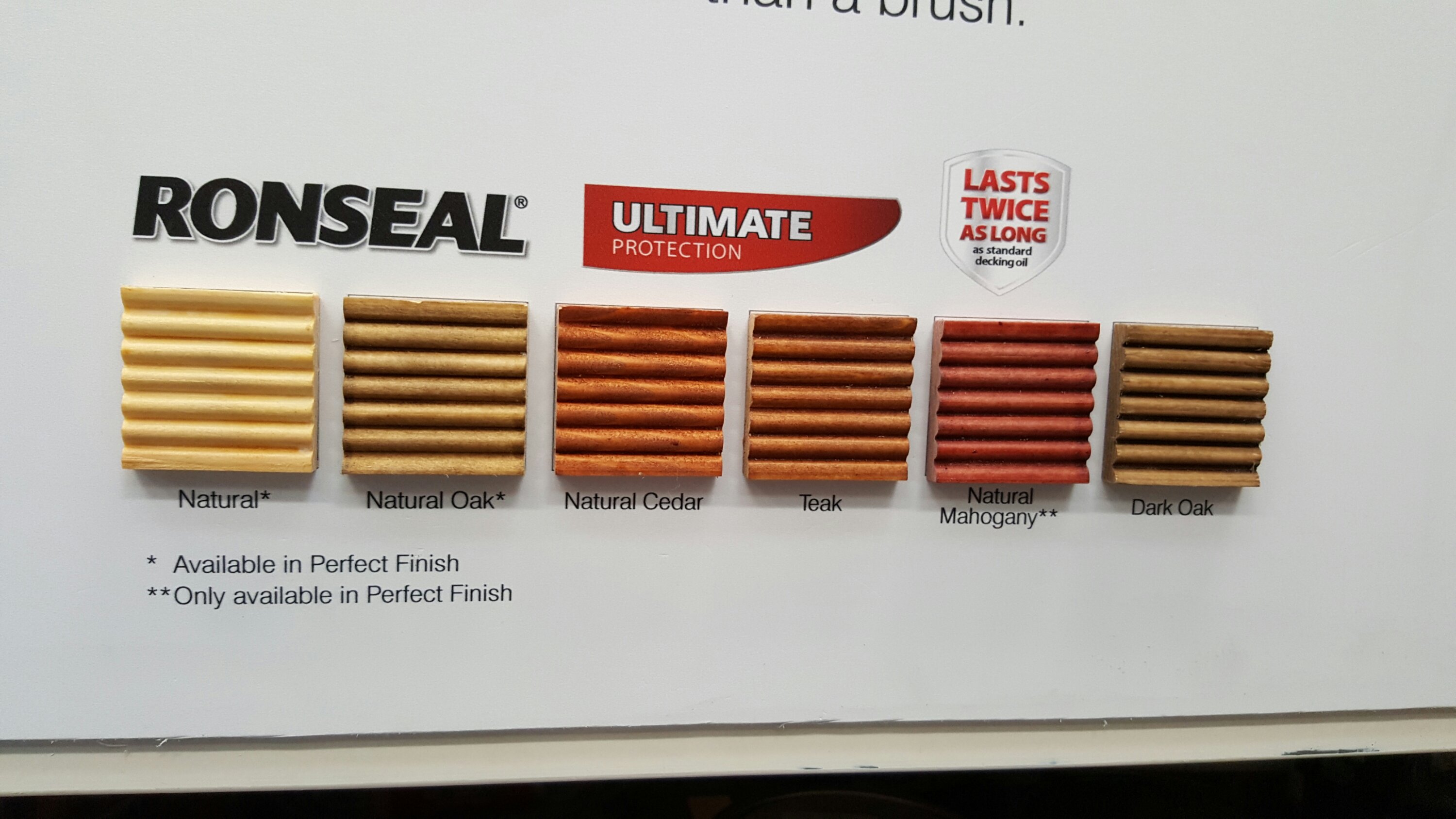Ronseal Ultimate Protection Decking Oil | paul-lee.co.uk